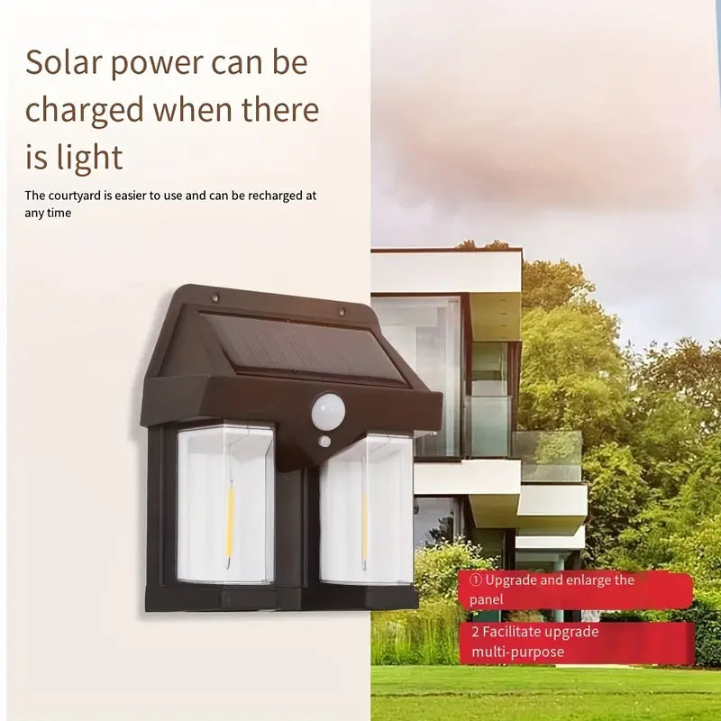 Luz Solar Exterior con Sensor de Movimi