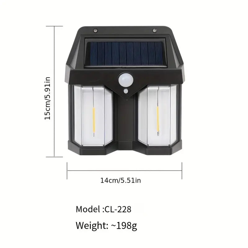 Luz Solar Exterior con Sensor de Movimi