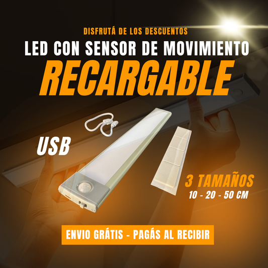 LED con Sensor de Movimiento – DESCUENTO + ENVIO GRÁTIS!!!